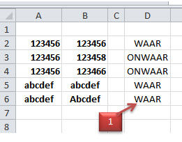 tips Excel - Vergelijken